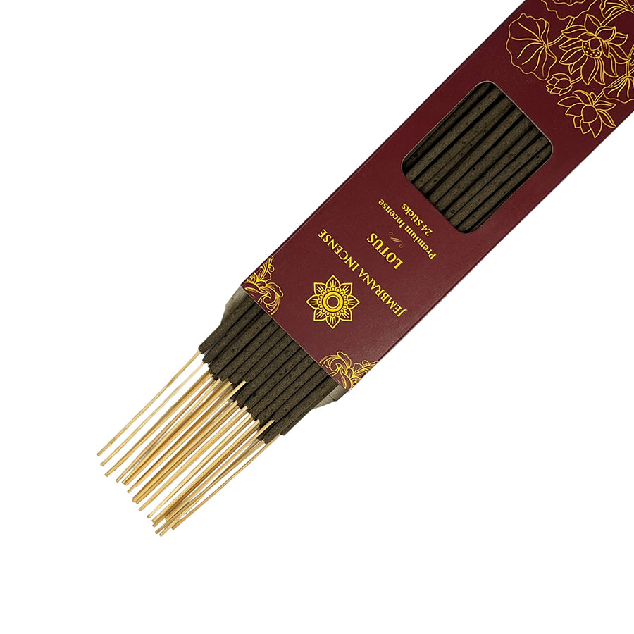 Jembrana Incense Single Stick 22cm - LOTUS 24 PCS
