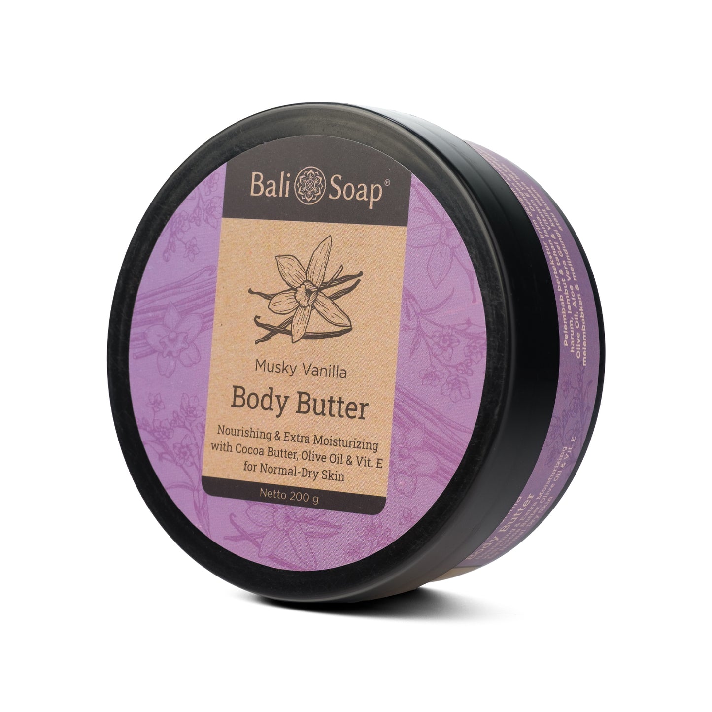 Bali Soap - Musky Vanilla - Body Butter 200gr